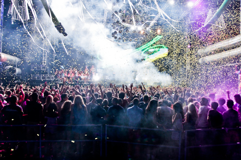 Ibiza party scene from festivals in October