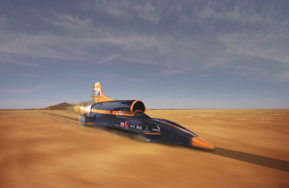 Speeding at Hakskeen Pan, Africa