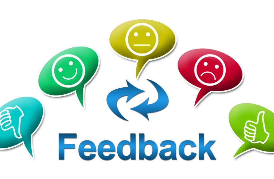 Feedback with Colourful Comments Symbol