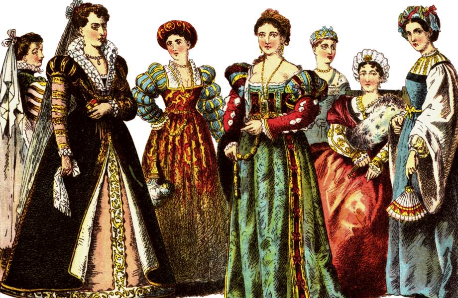 Renaissance clothing from fashion in Italy Renaissance clothing from fashion in Italy
