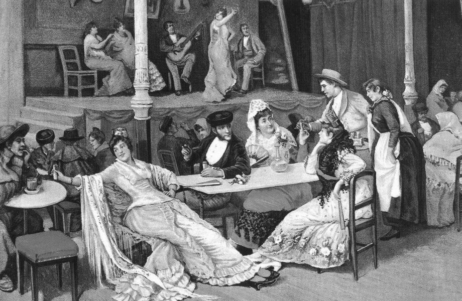Alarcón_-_Un_café_cantante_-_ca._1850