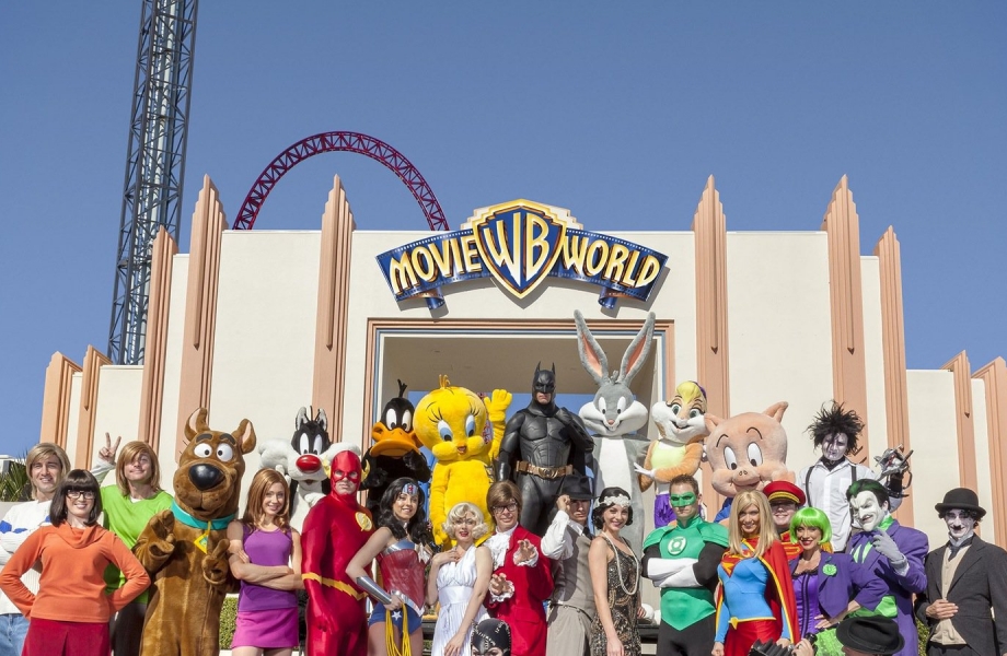 The Warner Brothers Movie World.