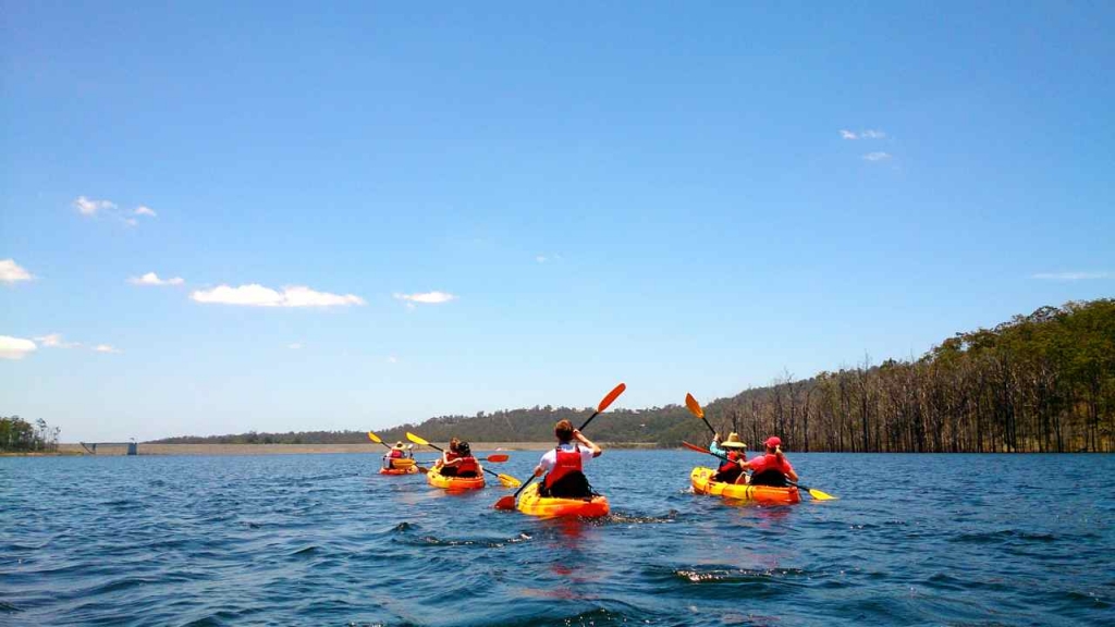Kayaking from fun in Australia Kayaking from fun in Australia