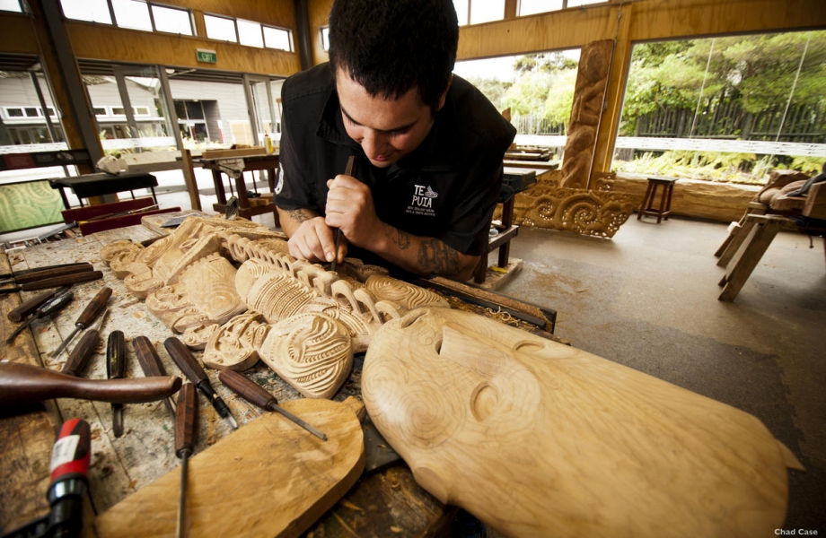 a-carver-in-action