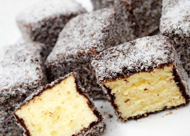 Lamingtons are the national dish of Australia