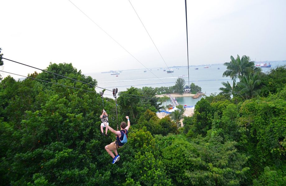 Ziplining Singapore Sentosa Island Ziplining Singapore Sentosa Island
