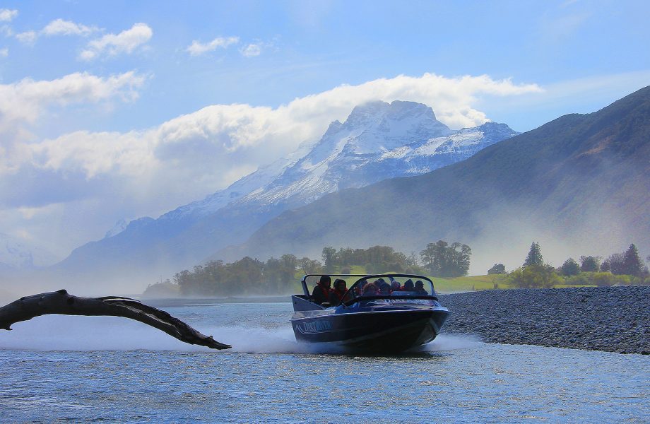 Jetboating on Dart River Jetboating on Dart River