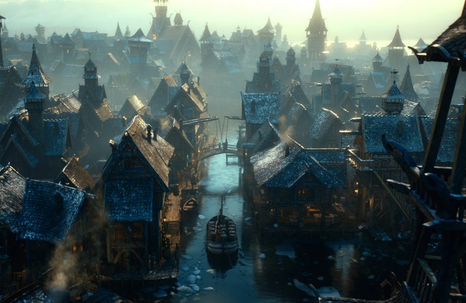 Laketown from The Hobbit movie Laketown from The Hobbit movie