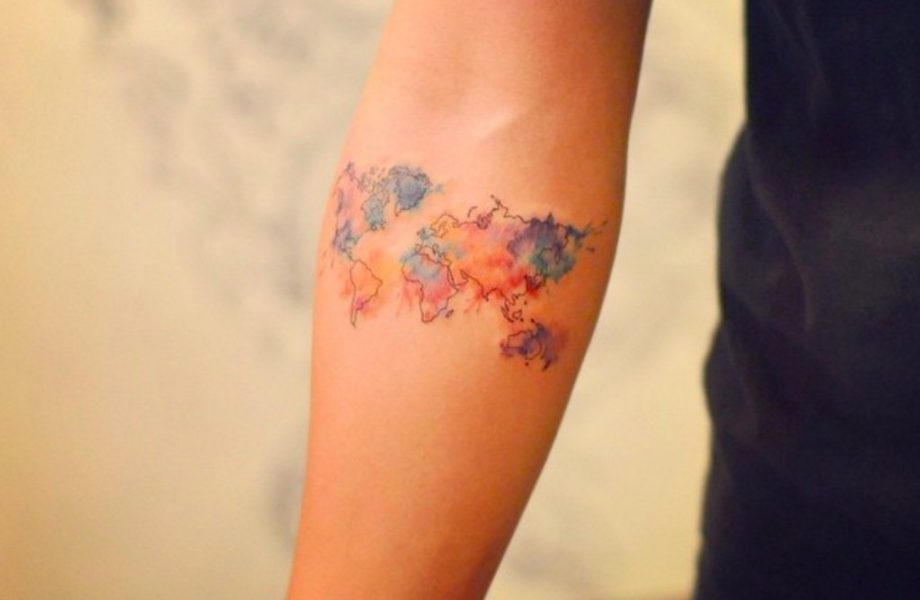 Map tattoos Map tattoos