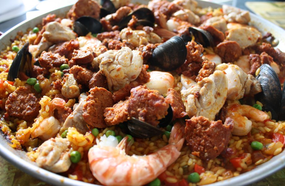 Paella in the paella cook-off contest Paella in the paella cook-off contest