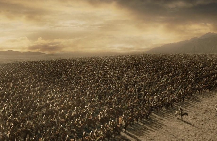 Preparing for Battle of Pelennor fields Preparing for Battle of Pelennor fields