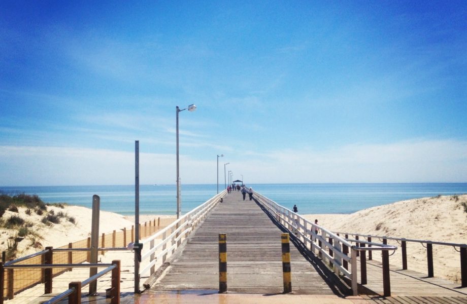 Grange Jetty in Seaton, Australia Grange Jetty in Seaton, Australia