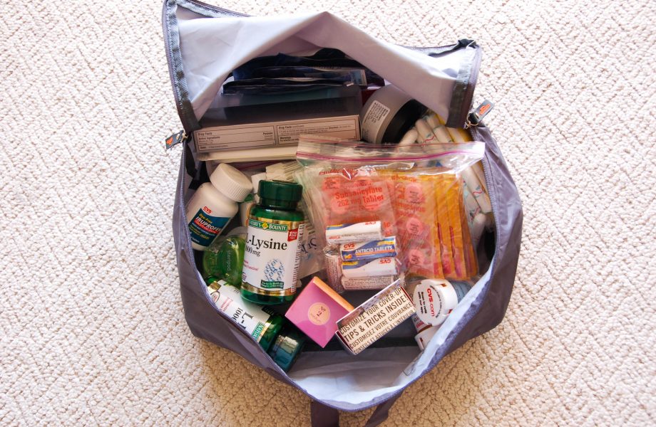 A medicine bag A medicine bag