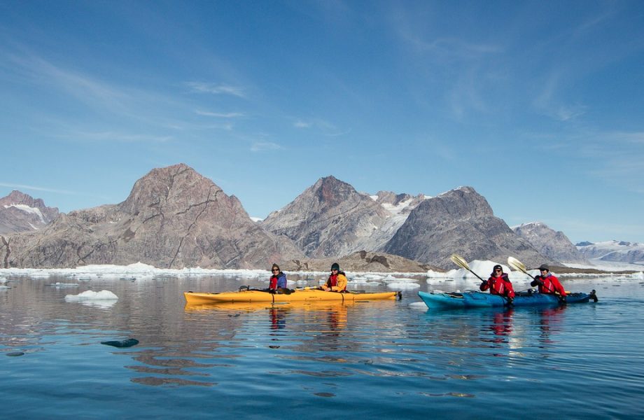 Kayaking at Isafjordur Kayaking at Isafjordur