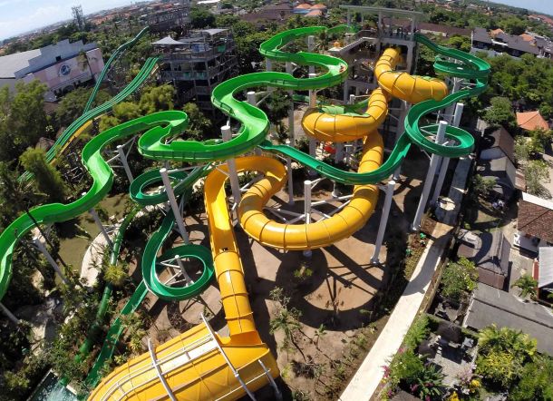 Waterbom Amusement Park - Bali Tourist Attractions