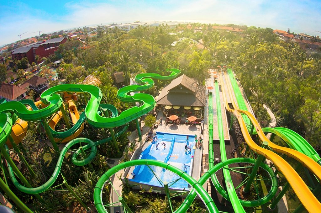 Aerial view of Waterbom