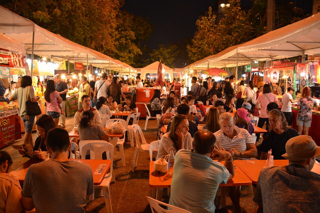 Food at Chiang Mai night market