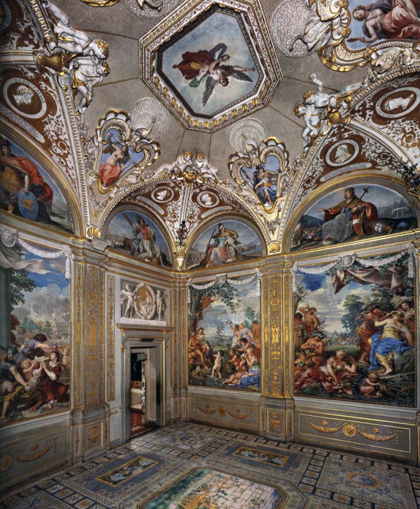 The interiors of Palazzo Pitti