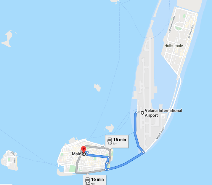 male to velana airport