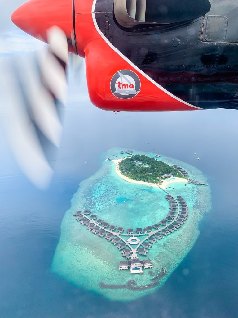 aeiral view from seaplane, madives seaplane, seaplane transfer