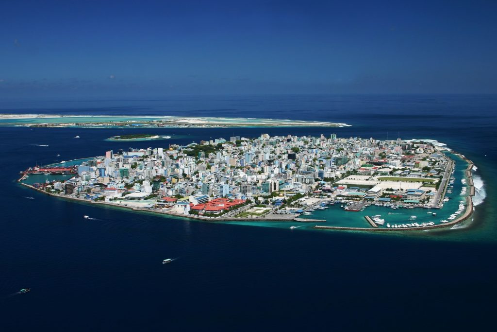 Hulhumale Island Aerial View
