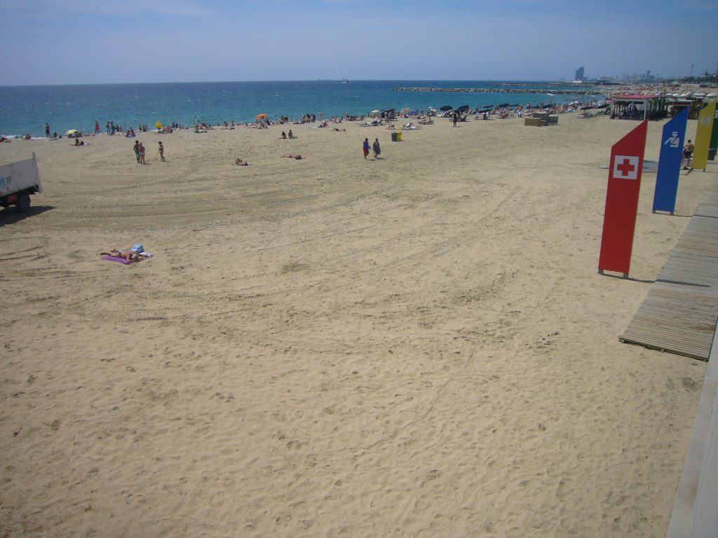 An evening in Llevant beach