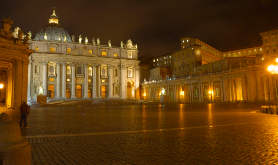Vatican City in Evening