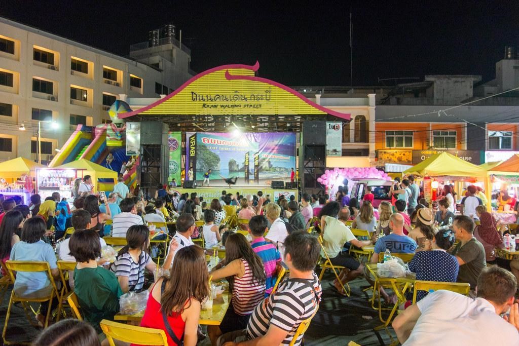 Evening at Krabi town