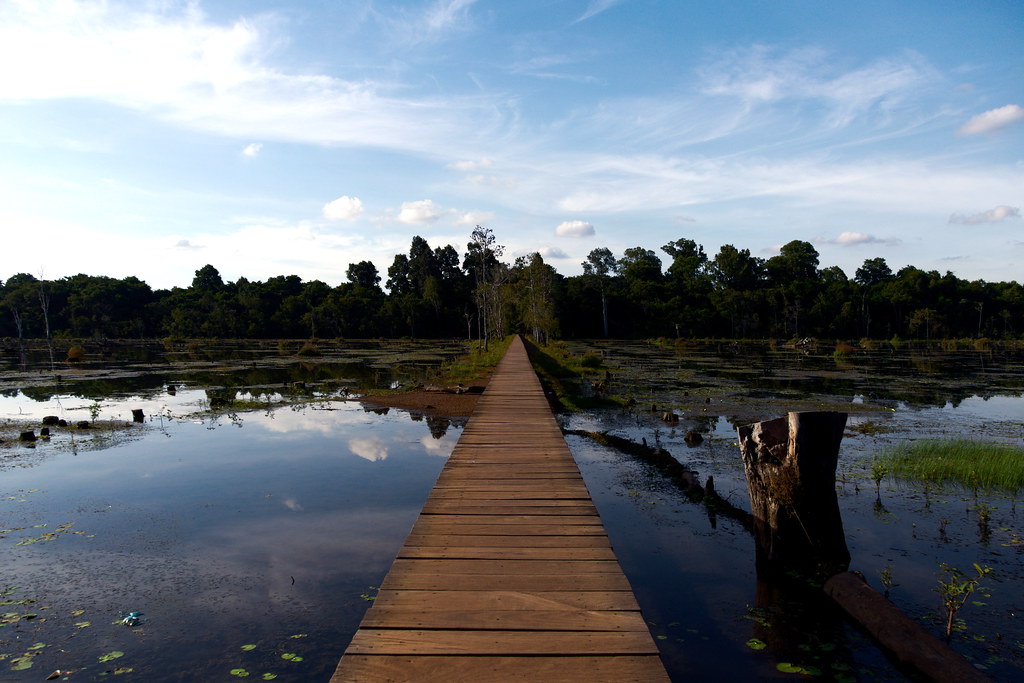 The Bridge leading up to the Neak Pean Temple