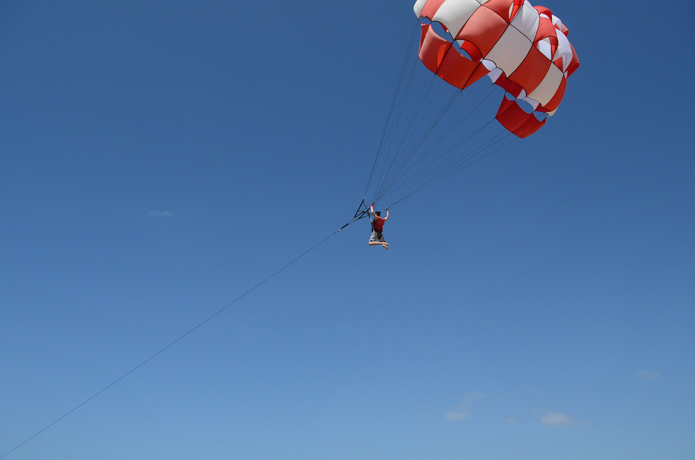 Parasailing, watersports in Bali