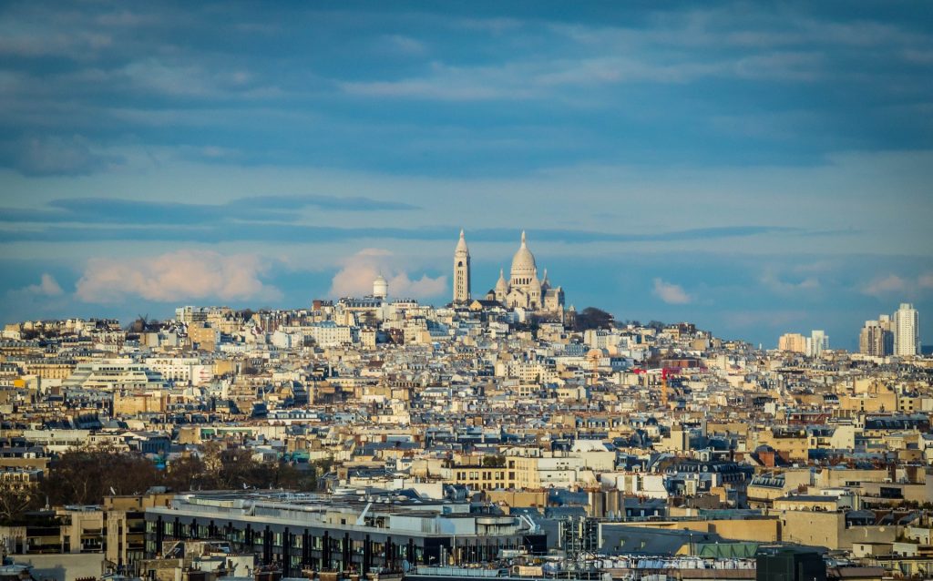 View of Montmartre hill