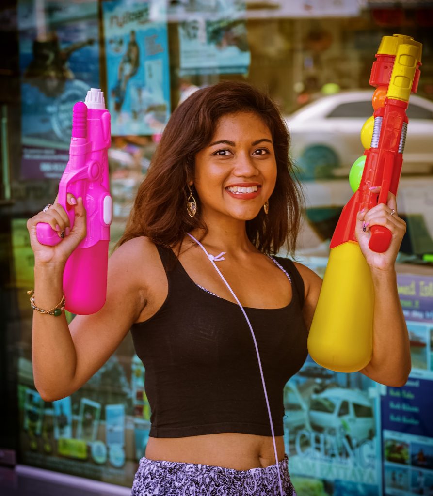 Water battle festival, Chiang Mai
