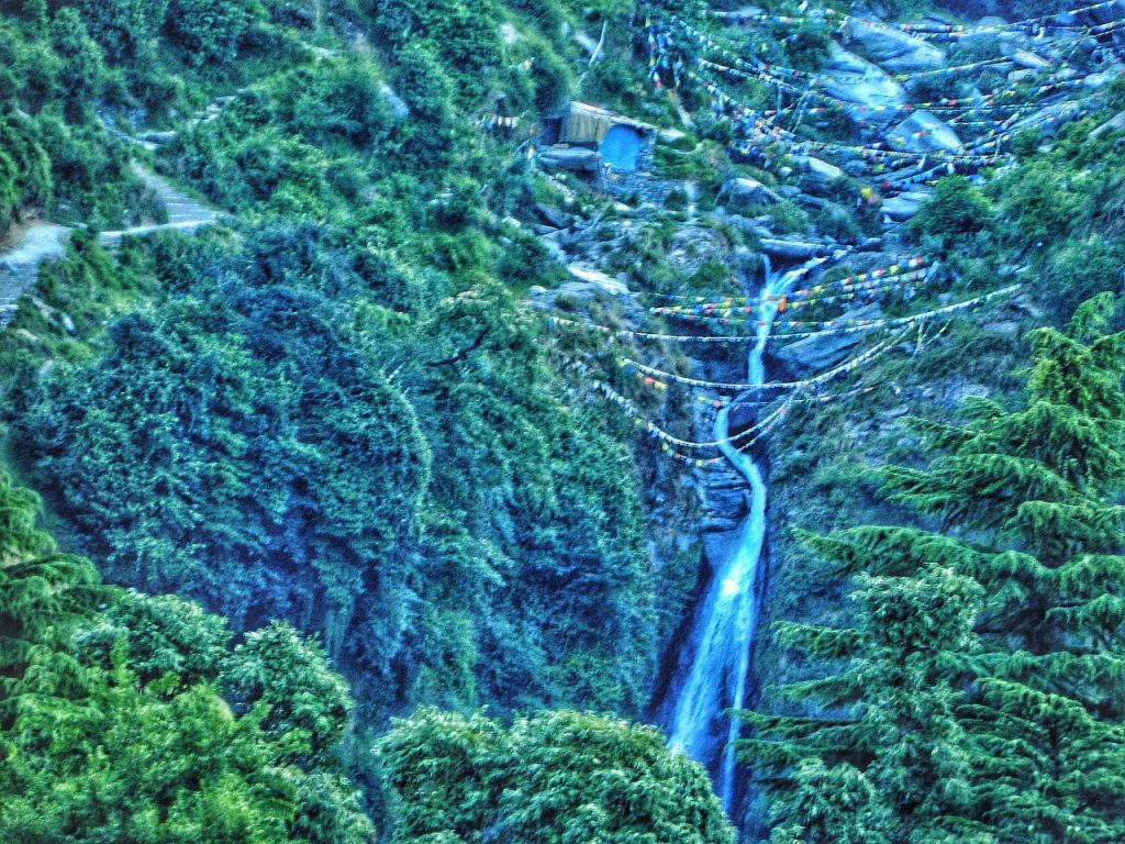 Bhagsunag waterfalls near Mc Leod one of the best places to visit near Dharamshala