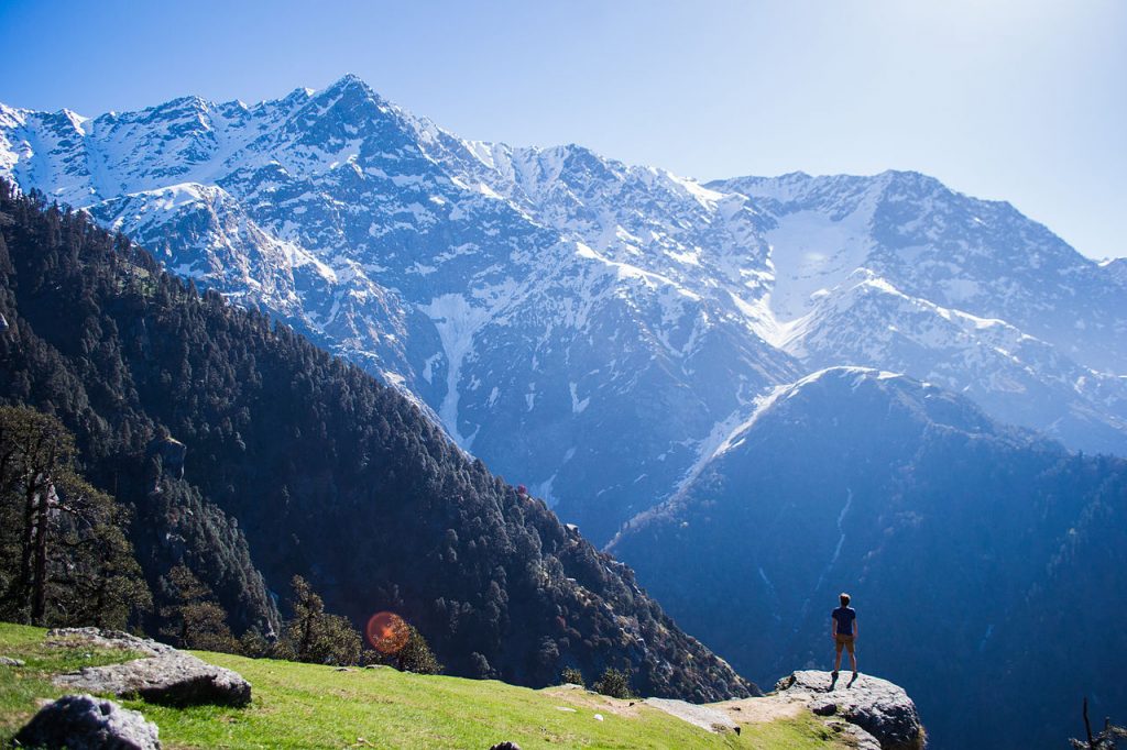 View from Dharamkot Village near Mc Leod Gunj