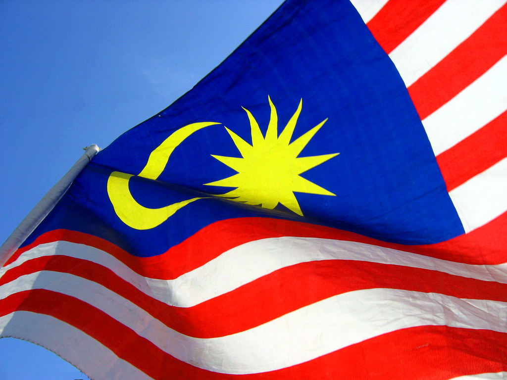 The Malaysia flag