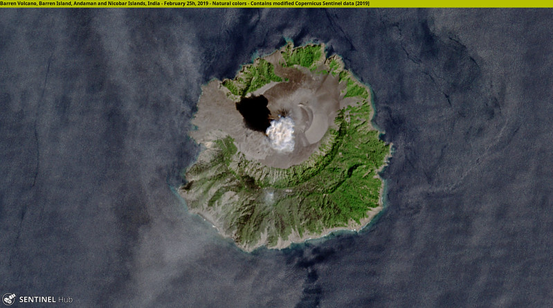 Barren Island In Andaman, India