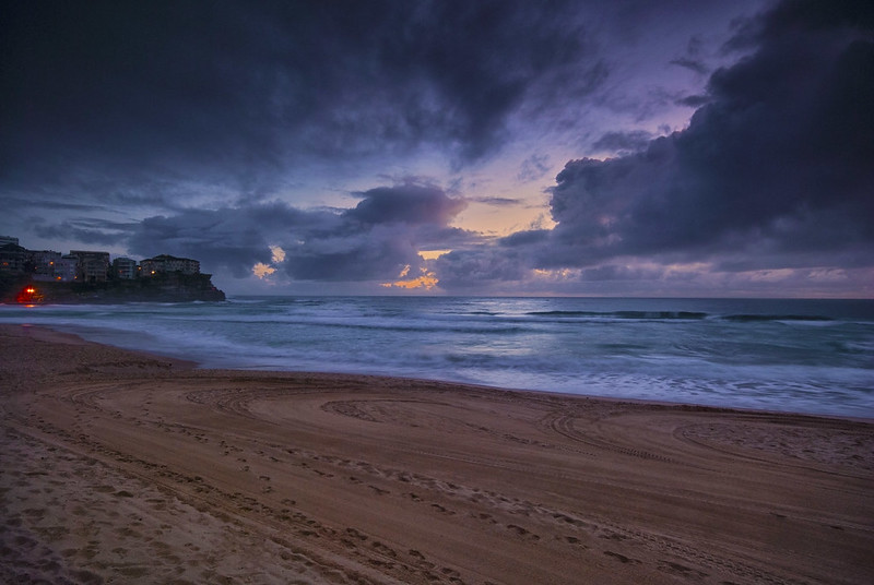 Sunrise at Manly beach