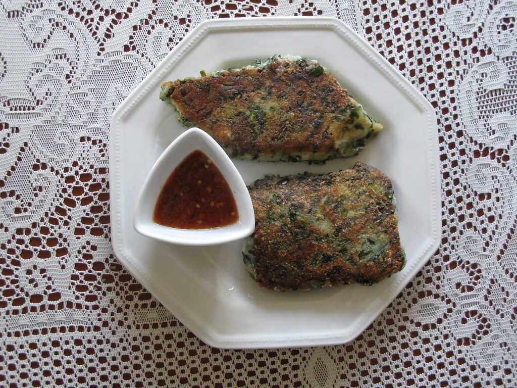 chive cake street food cambodia