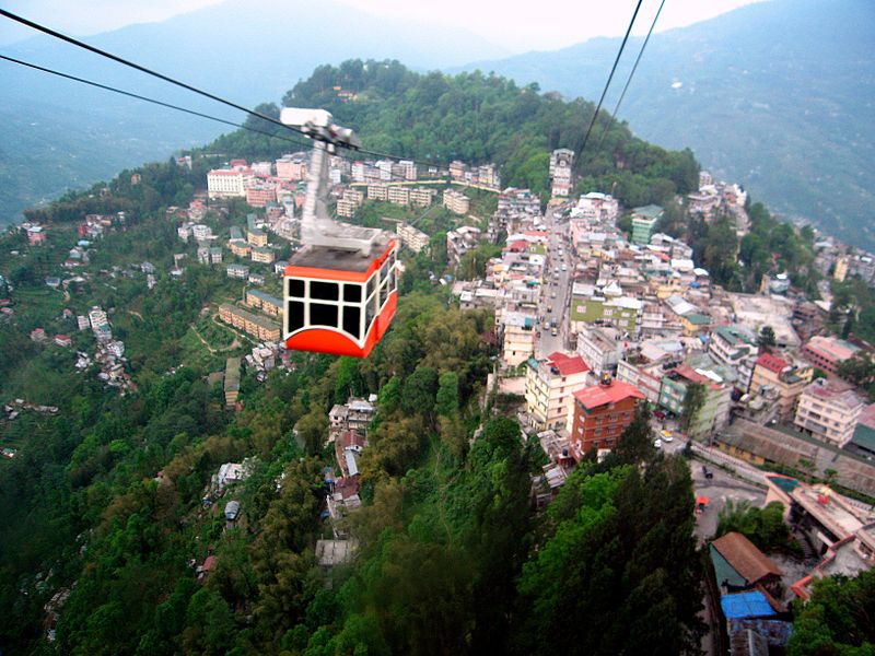 Ropeway in Gangtok