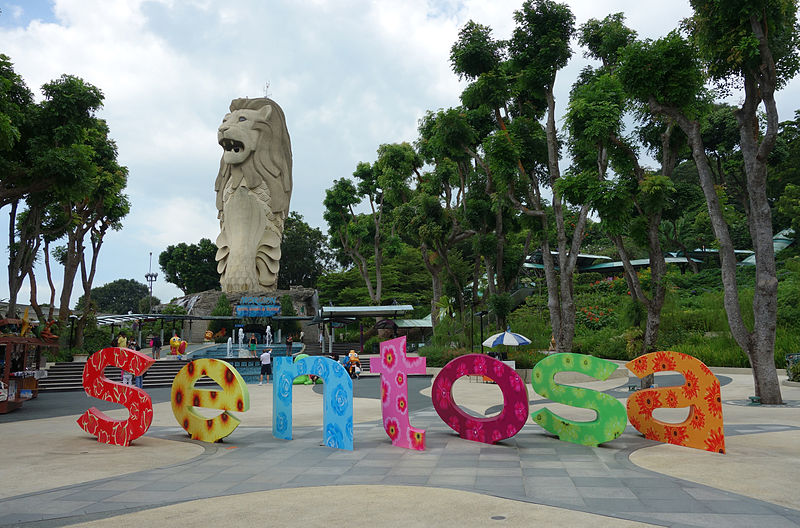 Merlion in Sentosa