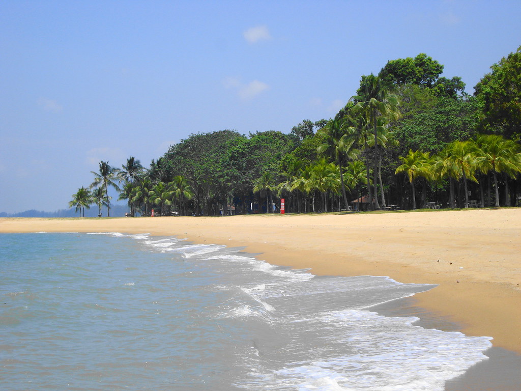 The beach at the East Coast Park