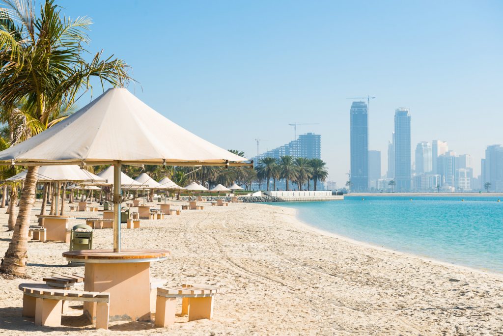 Al Mamzar Beach in Deira