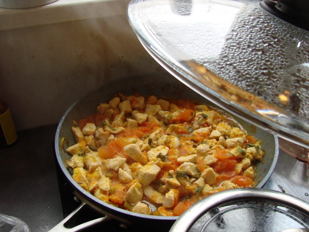 Jasha Maroo being cooked