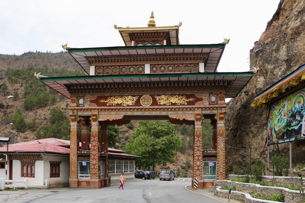 Bhutan Gate in Phuentsholing