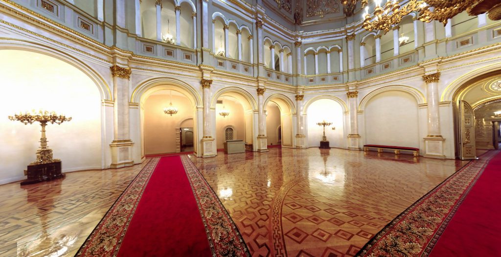 The Vladimirsky hall in Grand Kremlin palace