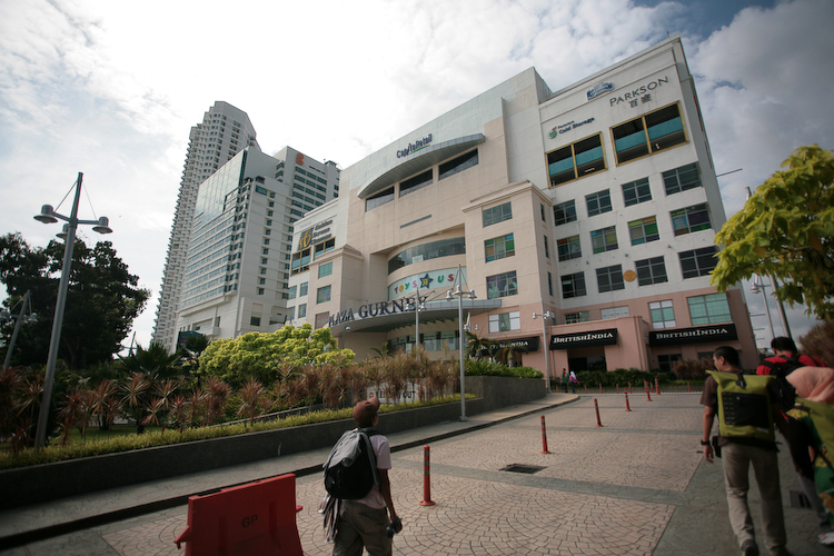 Exterior of Gurney Plaza in Penang, malaysia