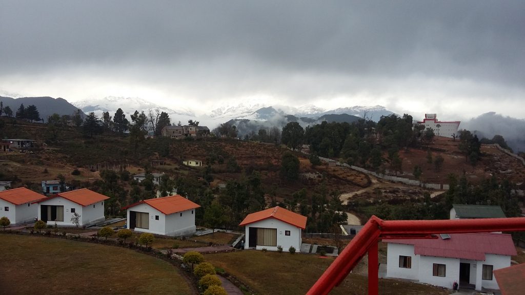 Backdrop of Chaukori village a beautiful hamlet among offbeat places to visit in Uttarakhand