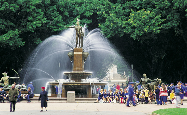 Archibald Fountain at Hyde Park