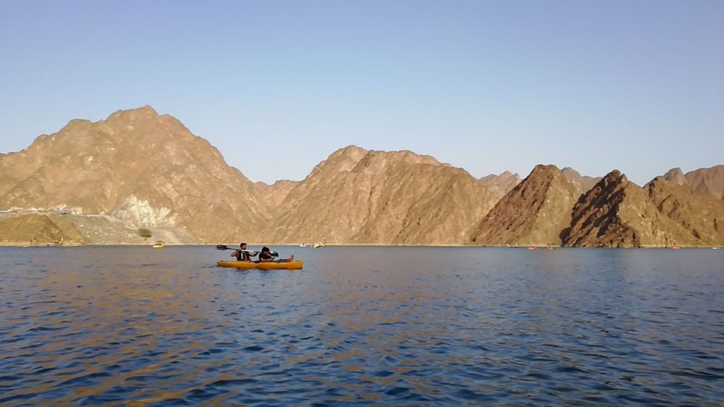 Kayaking in Hatta Dam