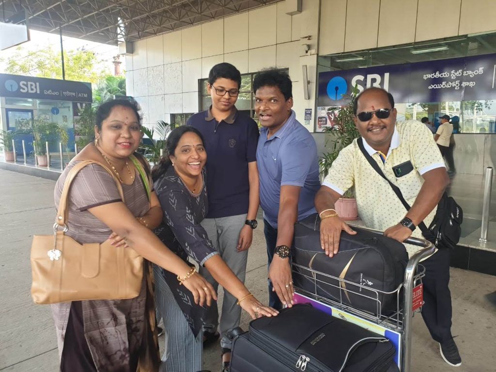 family trip begins